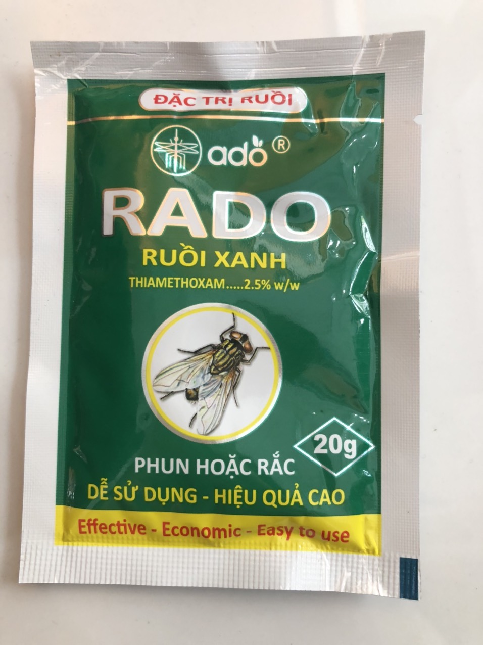 THUỐC DIỆT RUỒI HIỆU QUẢ CAO RADO - Gói 20g