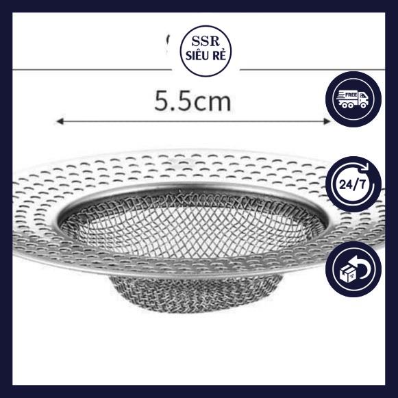 Bịt nắp cống lưới lọc rác inox nhà tắm (