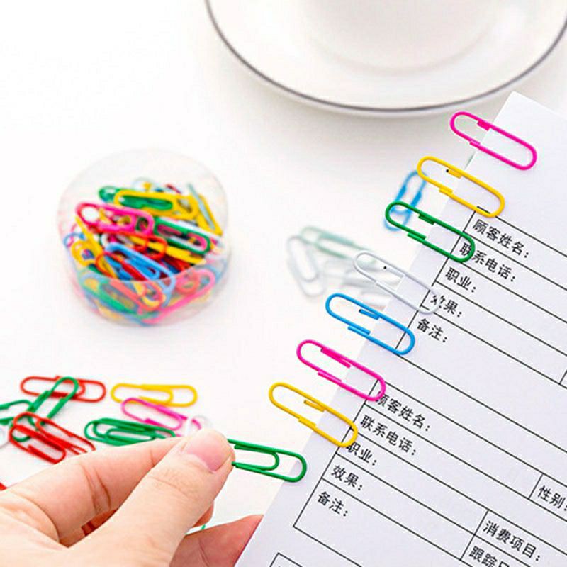 Set 10 kẹp giấy đủ màu