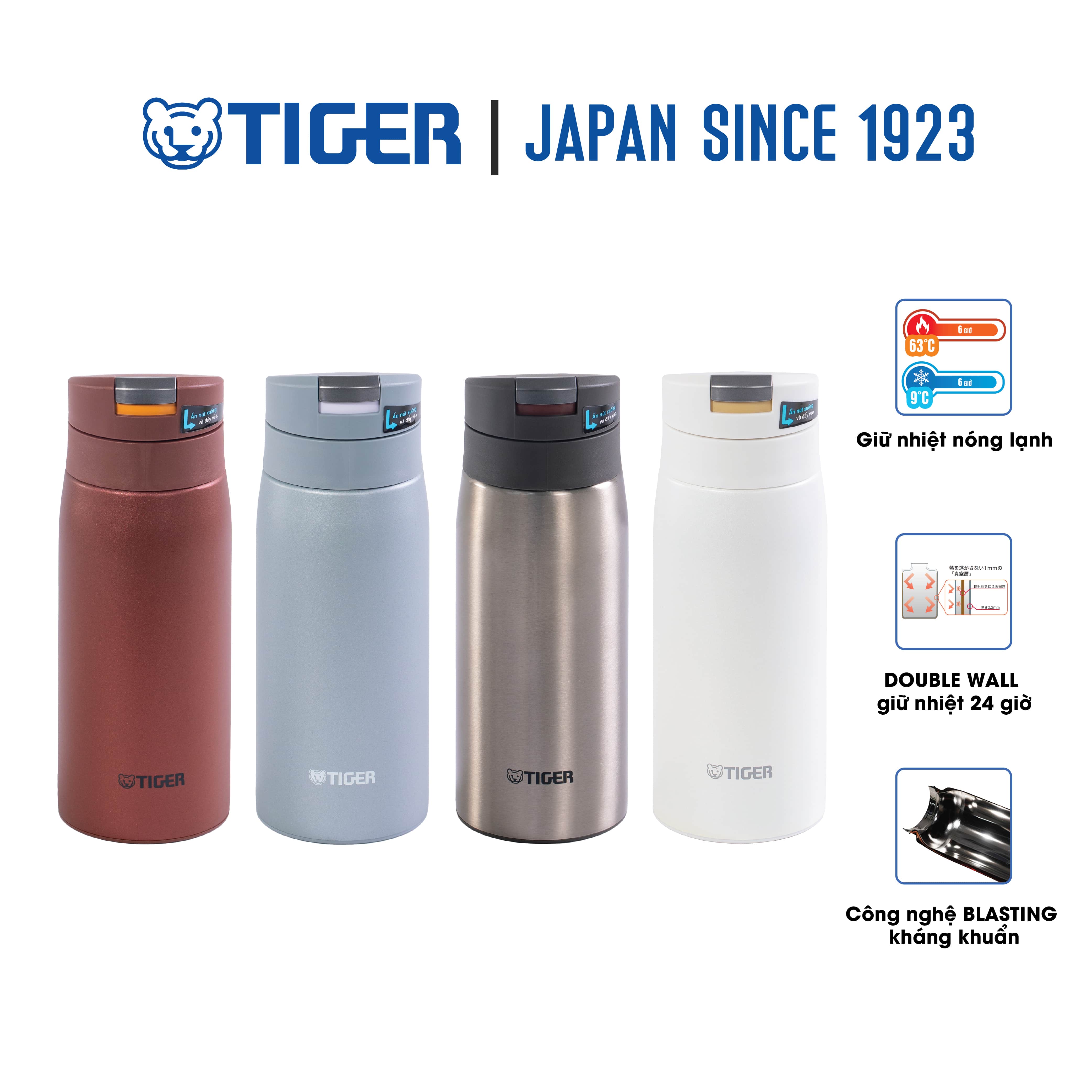 Bình giữ nhiệt lưỡng tính Tiger MCX-A352 (350ml)