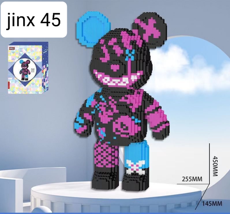 Mô hình gấu jinx cao 45 cm