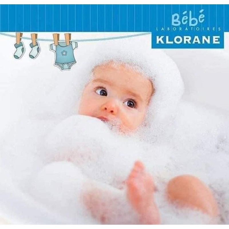 Sữa tắm BEBE KLORANE cặp 2 lọ hương hoa cúc siêu thơm
