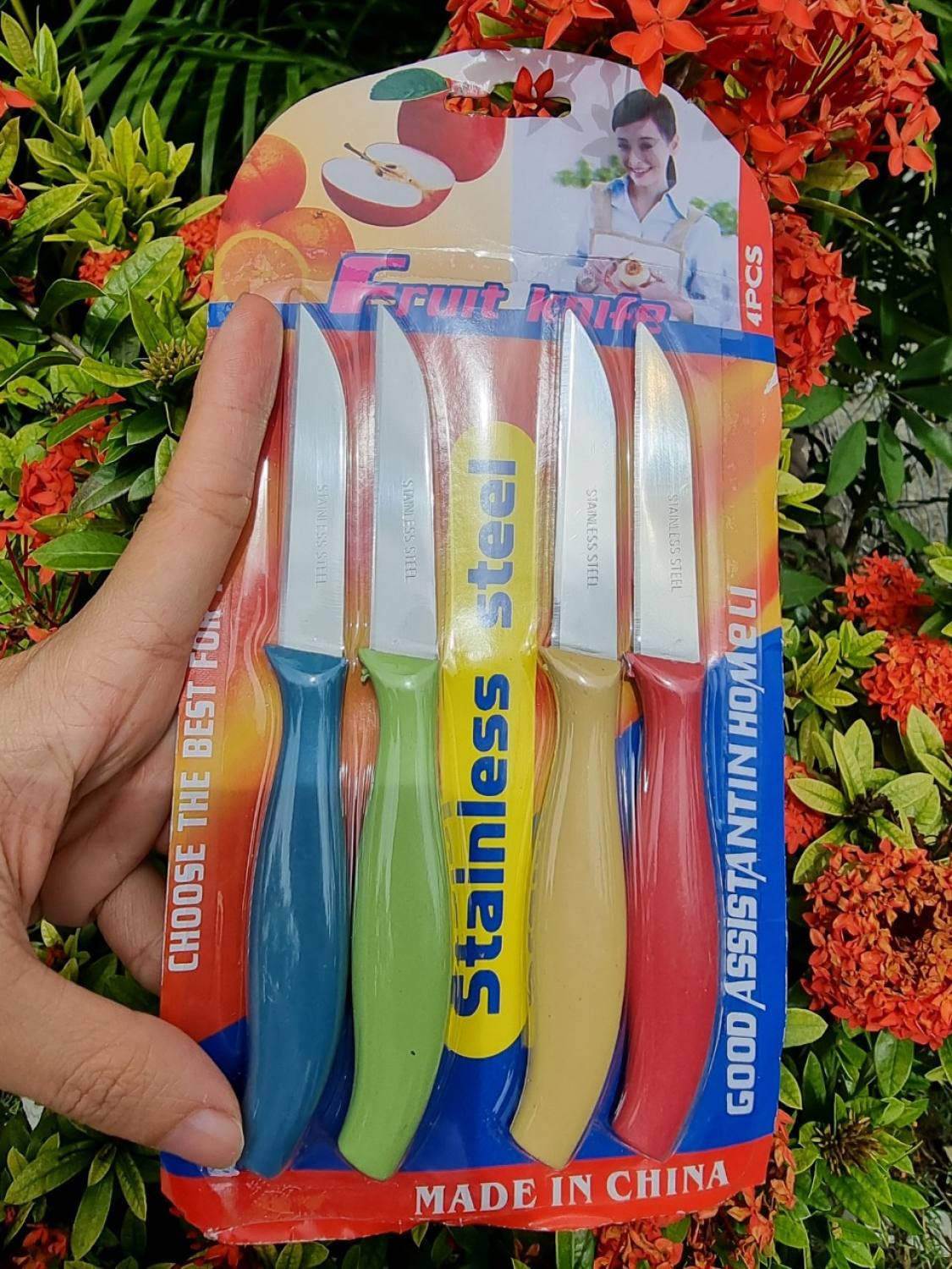 Dao gọt trái cây set 4 cái