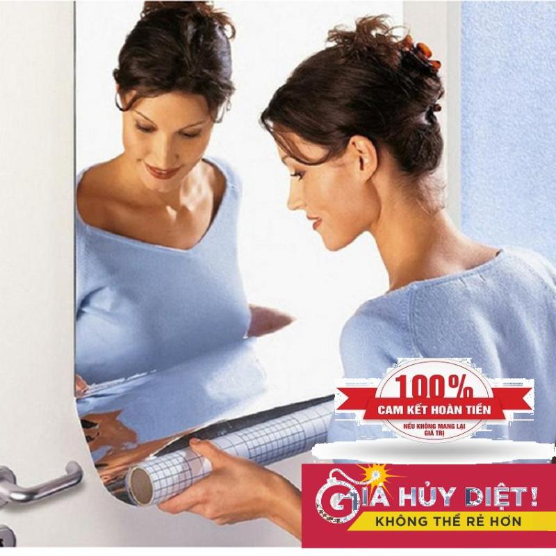 Gương dán tường 2mm kích thước 50x100 cm và 100x100 cm Bảo vệ môi trường, chống thấm, chống ăn mòn