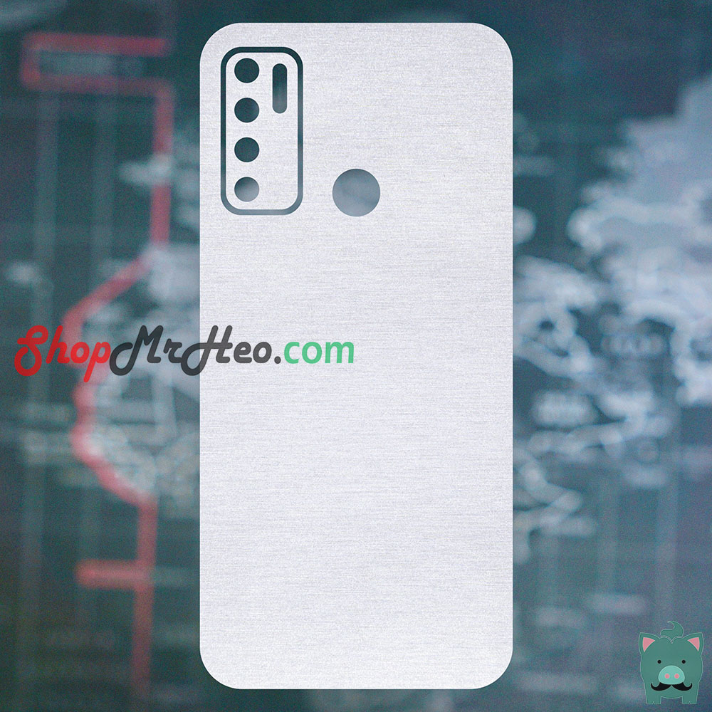 [HCM]Skin Dán Mặt Sau Lưng Vân Nhôm Vsmart Live 4
