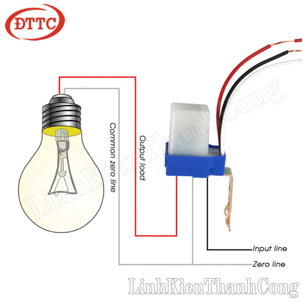 Công tắc cảm biến ánh sáng as-10 220v 10a