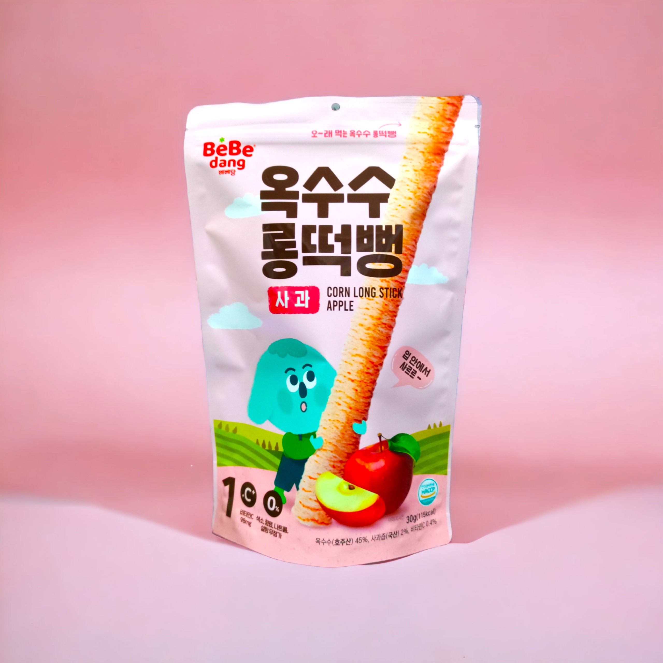 Bánh gạo hữu cơ Bebedang que dài cho bé từ 6 tháng