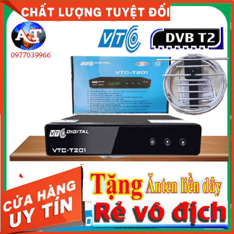 [kèm ANTEN]  ĐẦU THU KỸ THUẬT SỐ DVBT2 - VTCT201