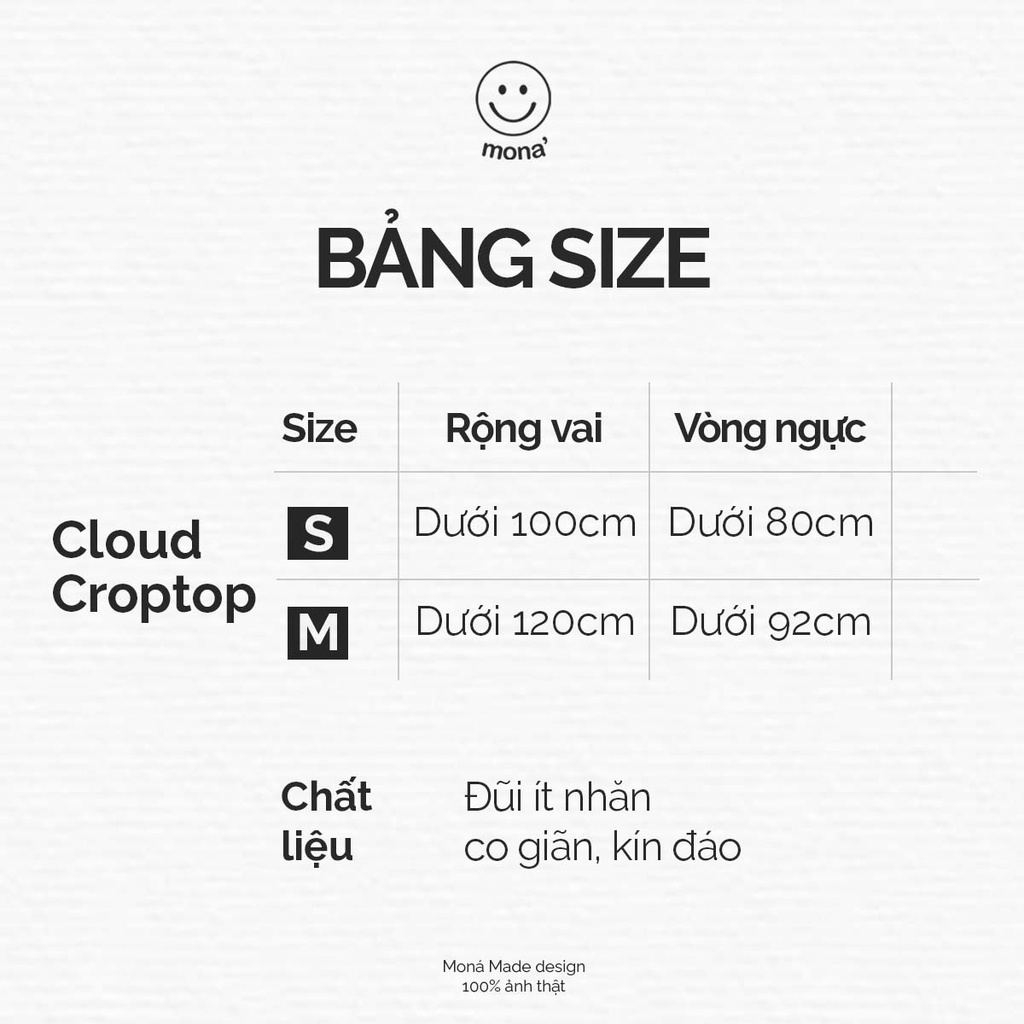 Áo croptop tay phồng MONÁ - CLOUD