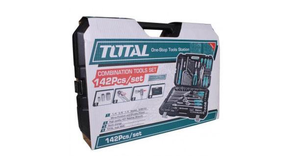 [Trả góp 0%] Bộ đồ nghề cầm tay 142 chi tiết Total THKTHP21426