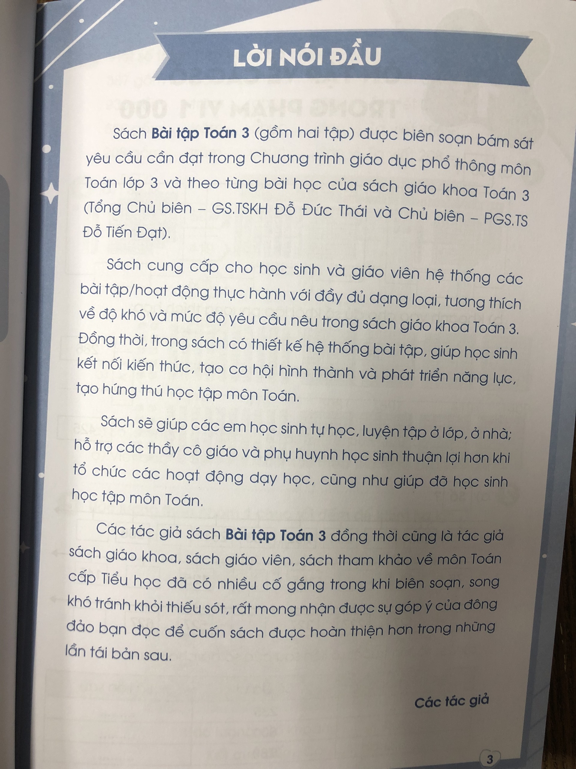 Sách - Bài tập toán 3 (Cánh Diều)