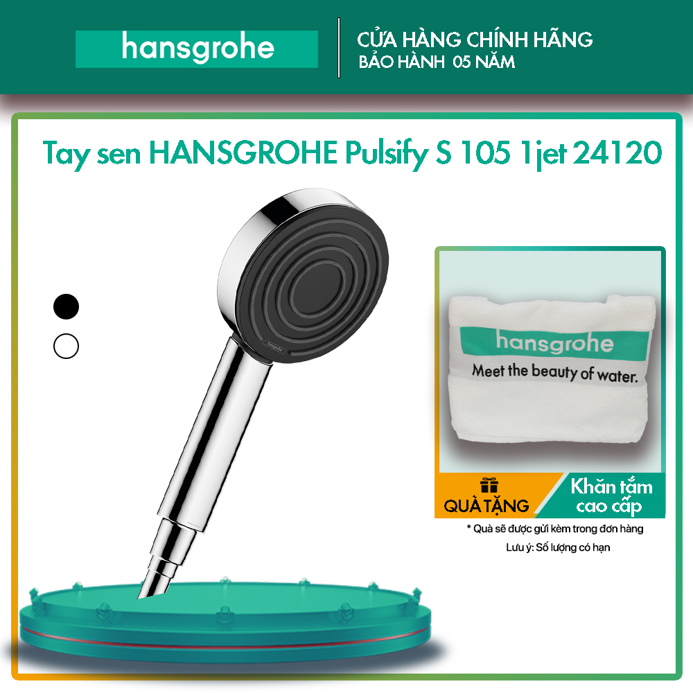 Tay sen HANSGROHE Pulsify S 105 1jet 24120