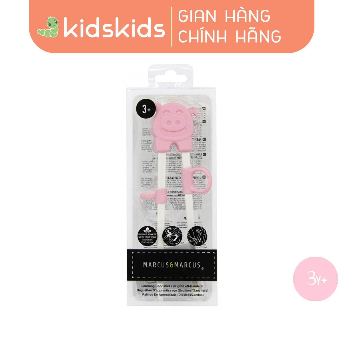 Đũa tập ăn cho bé Marcus & Marcus, từ 3 tuổi - Pokey