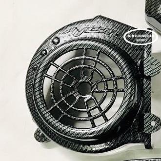 Vision 2015 - 2019 Full Bộ ốp Carbon Combo (ốp pô - ốp pô e - ốp quạt - mỏ dè trước sau )