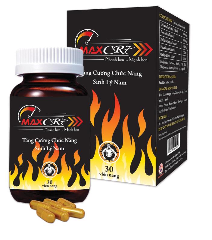 Thực phẩm tăng cường chức năng sinh lý nam - MAX CR7 Nhanh hơn, mạnh hơn