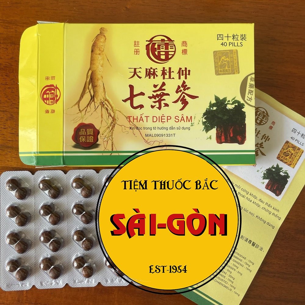 Thất Diệp Sâm Vỉ Loại Xịn - Hộp 40v