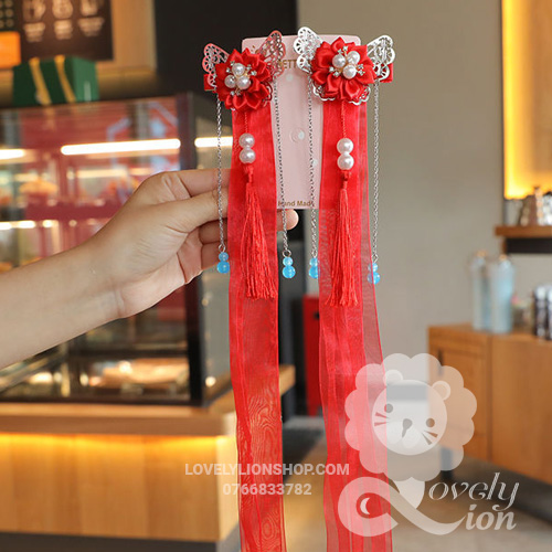 Combo 2 kẹp tóc cổ trang cho bé gái(nhiều mẫu)