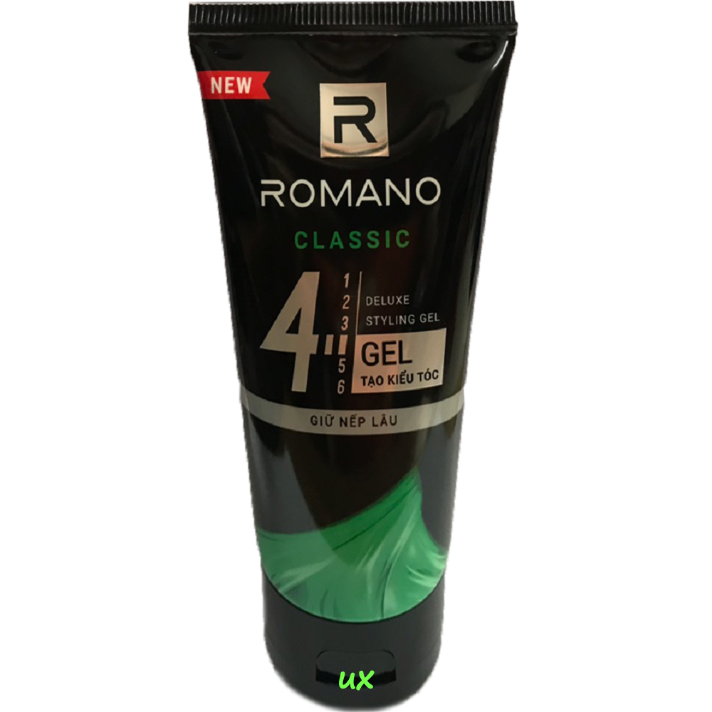 Gel vuốt tóc 150g romano classic giữ nếp lâu.