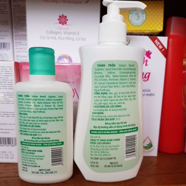Dung dịch tắm rôm sảy em bé phytobebe