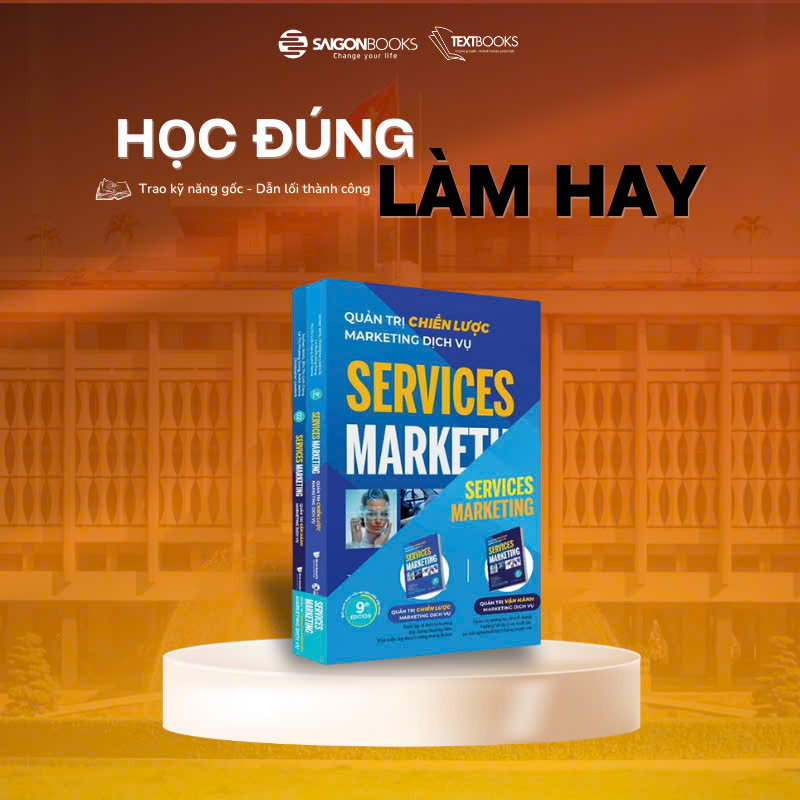Bộ sách Textbook - Services Marketing (Combo 2 cuốn)