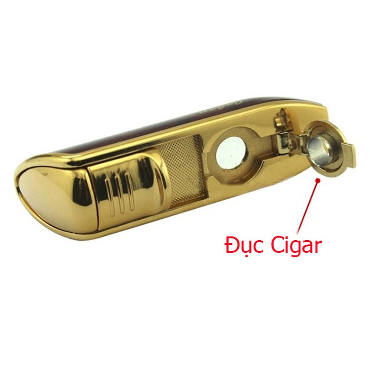 Hộp Quẹt Bật Lửa Jobon khò 3 tia ZB 528 (Nâu)