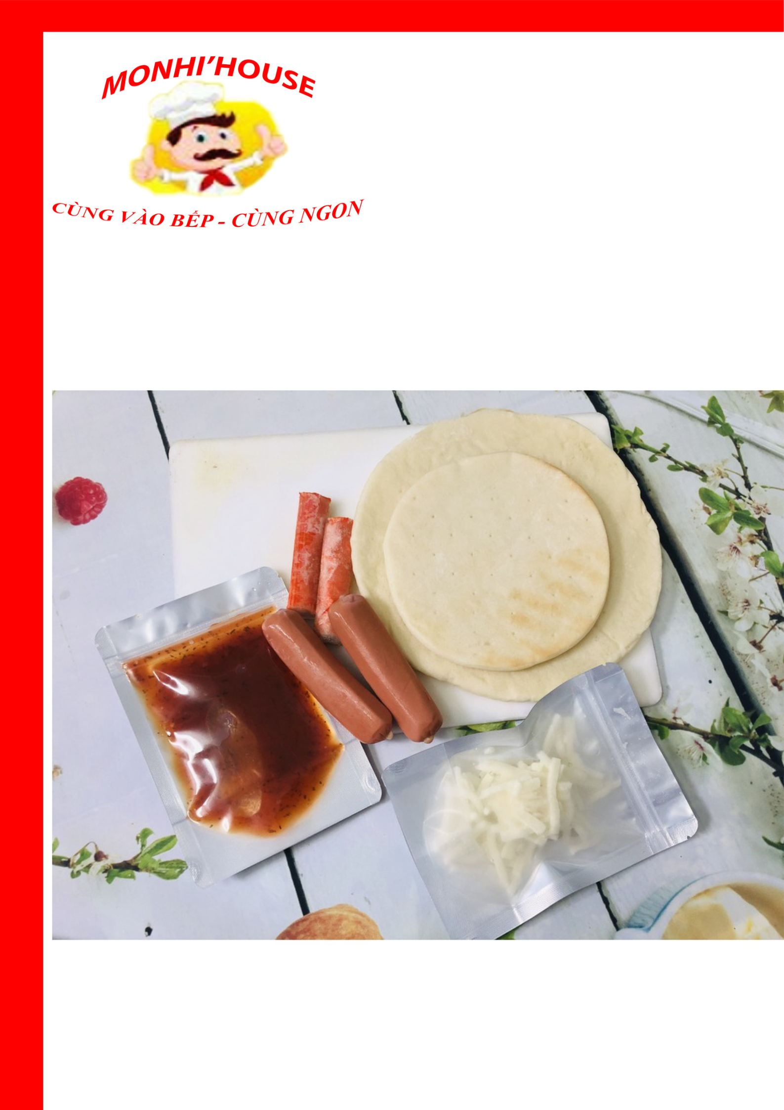 Đế bánh pizza đã nướng qua