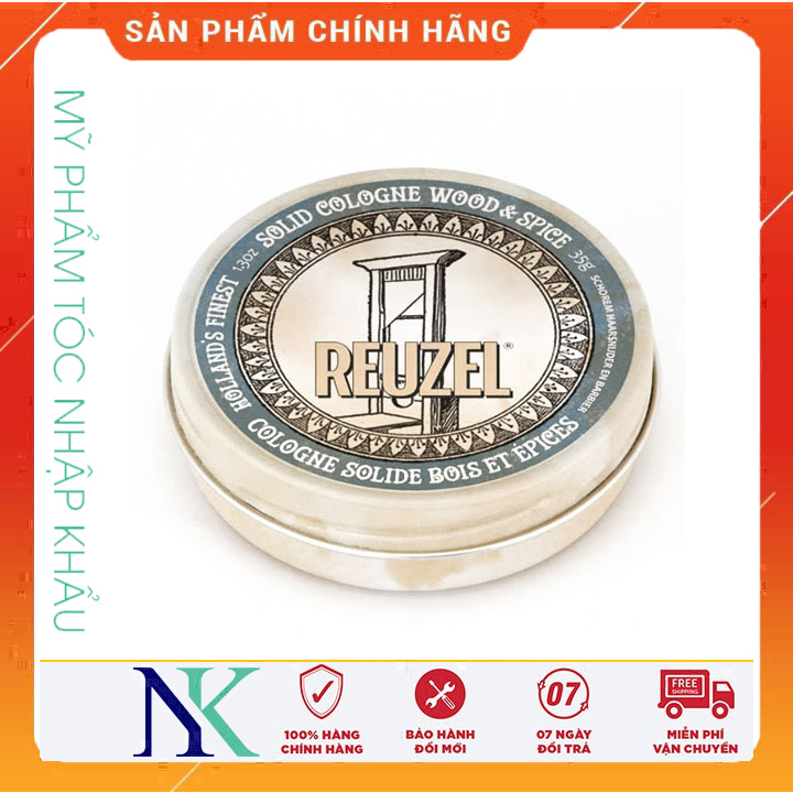 [HCM] Sáp Thơm Cho Cơ Thể Reuzel Solid Cologne Wood & Spice 35g