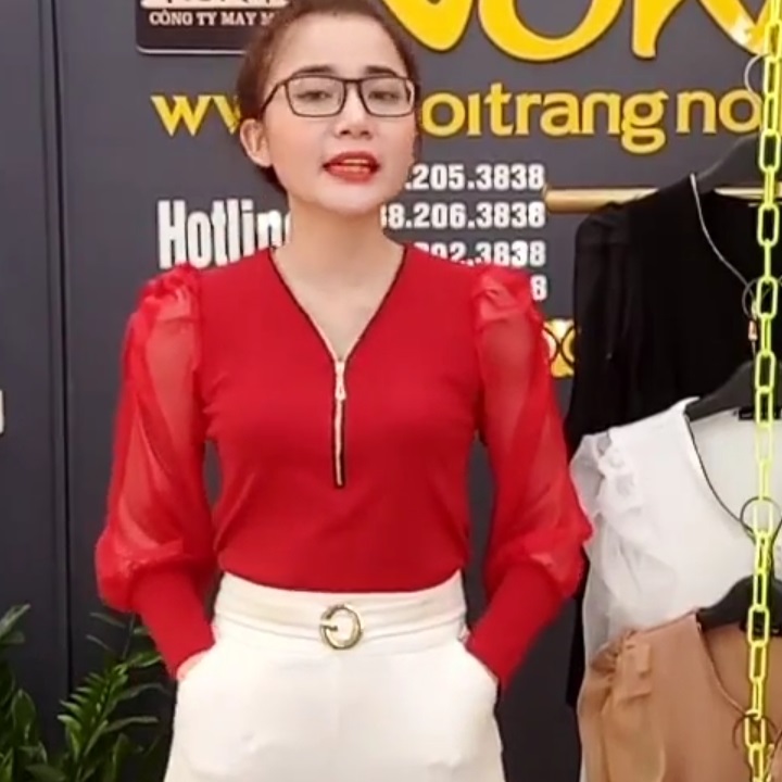 Áo Thun Lạnh Tay Voan Lụa