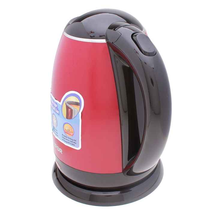 Bình đun siêu tốc Inox 304 hai lớp chống bỏng Supor SWF15S06AVN (Đỏ)