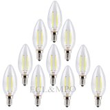 Bộ 10 bóng đèn Led giả dây tóc Edision 2 đường Led - 3W đuôi E14 ( Ánh Sáng Vàng)