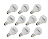 Bộ 10 bóng đèn LED Tường An E27 9W (Trắng)