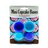 Bộ 12 cái Khuôn Bánh Mini Silicon  Uncle Bills KC0088  (Xanh)