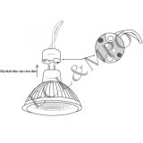 Bộ 15 bóng đèn Led (bóng Led chén) chiếu điểm chân ghim 5W ( Ánh Sáng Vàng)