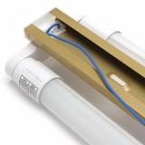 Bộ 2 bộ đèn tube 2 bóng led Bi&bil 1200mm 18W/4000K (Vàng)