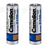 Bộ 2 pin sạc Camelion LockBox 2700mAh 1,2V AA TIGĐ135 (Trắng)