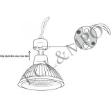 Bộ 20 bóng đèn Led (bóng Led chén) chiếu điểm chân ghim 5W ( Ánh Sáng Trắng)