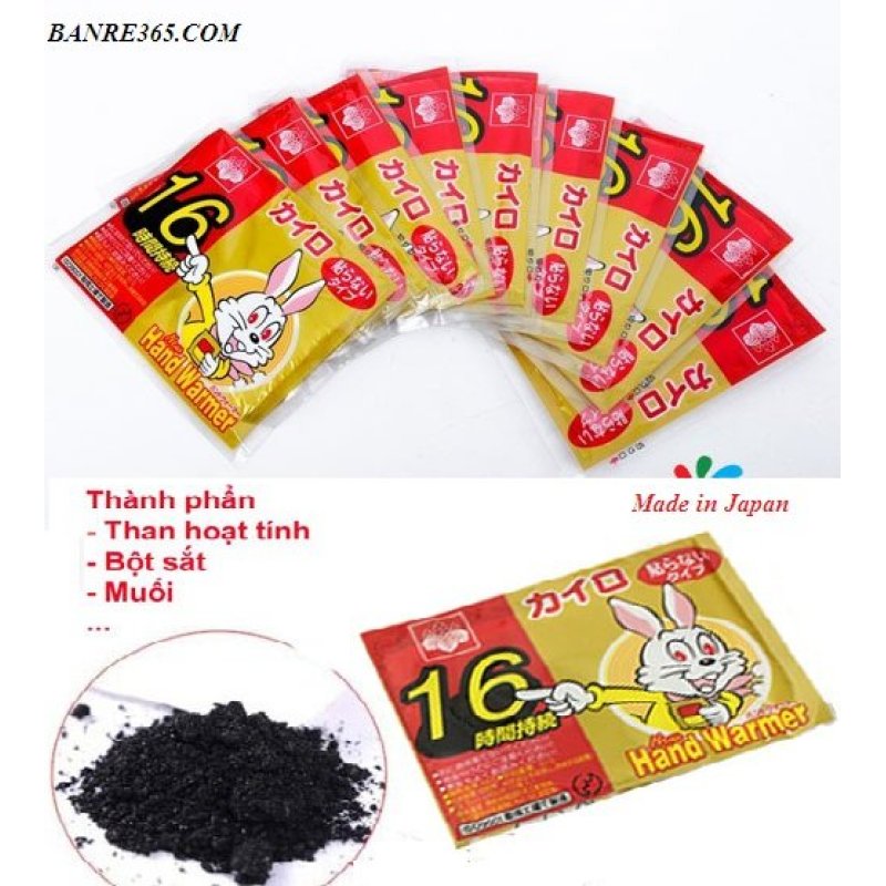 Bộ 20 miếng DÁN GIỮ NHIỆT cơ thể 16 tiếng tốt nhất