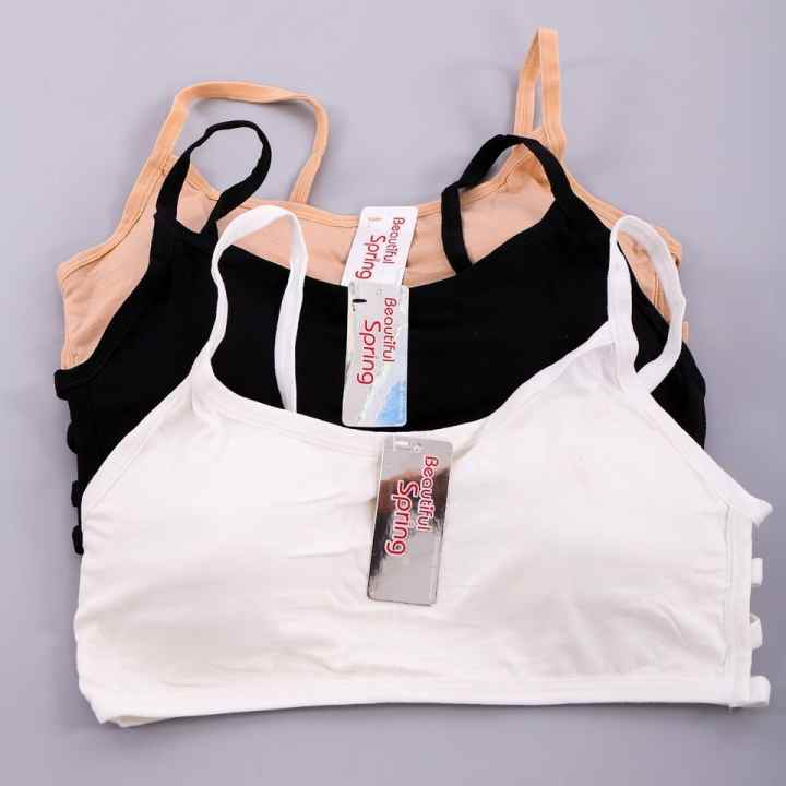 Bộ 3 áo ngực thể thao 3 dây Beautyful Spring GT 247 (Đen + Trắng + Da)