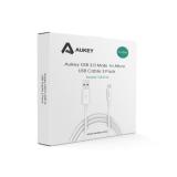 Bộ 3 cáp điện thoại Aukey CB-D10 Micro USB 3 Pack (Black)