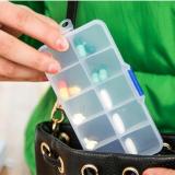 Set of 3 plastic jewelry box multi drawer gadgets