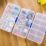 Set of 3 plastic jewelry box multi drawer gadgets