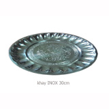 Bộ 3 khay đĩa inox 30cm, 35cm, 40cm - TLSDI