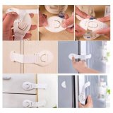 [HCM]Bộ 4 Khóa Cửa Tủ Lạnh An Toàn Cho Bé