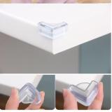 Bộ 4 miếng nhựa dẻo bịt góc bàn KM 365 (Trong suốt)