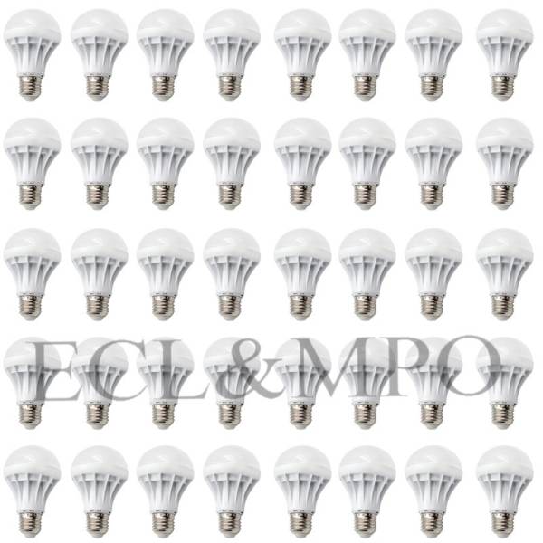 Bộ 40 bóng đèn LED BULB 7W (Ánh Sáng Vàng)