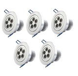 Bộ 5 đèn led Tường An âm trần hạt 5W (trắng)