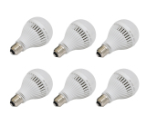 Bộ 6 bóng đèn LED Tường An E27 9W (Trắng)