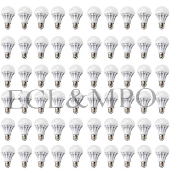 Bộ 60 bóng đèn LED BULB 7W (Ánh Sáng Vàng)