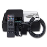 Bộ Android TV Box MXQ kèm chuột (Đen)