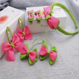 Bộ bờm nơ, kẹp, dây buộc tóc 7 món handmade